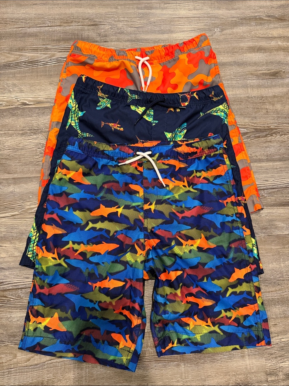 3 new Lands' End Swim Shorts